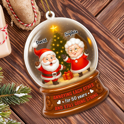 Annoying Each Other And Still Going Strong Santa And Tree