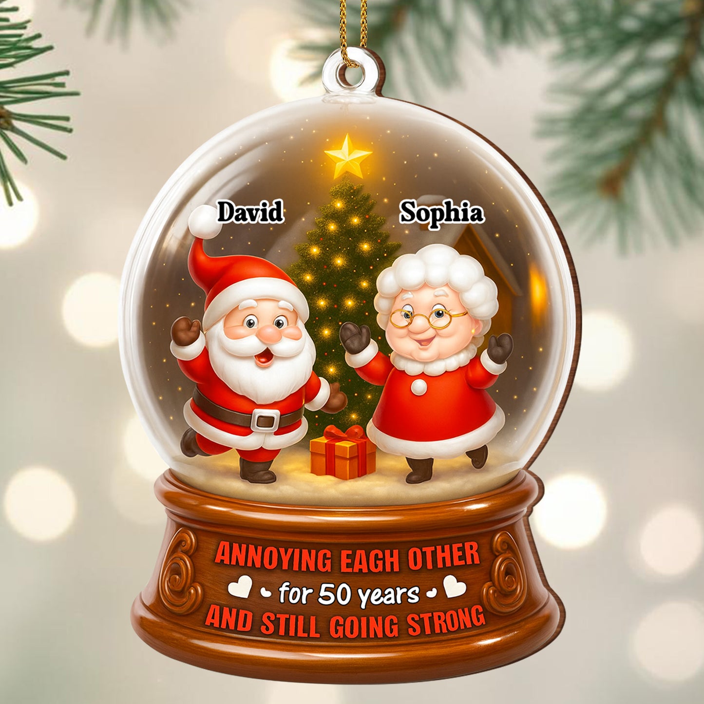 Annoying Each Other And Still Going Strong Santa And Tree