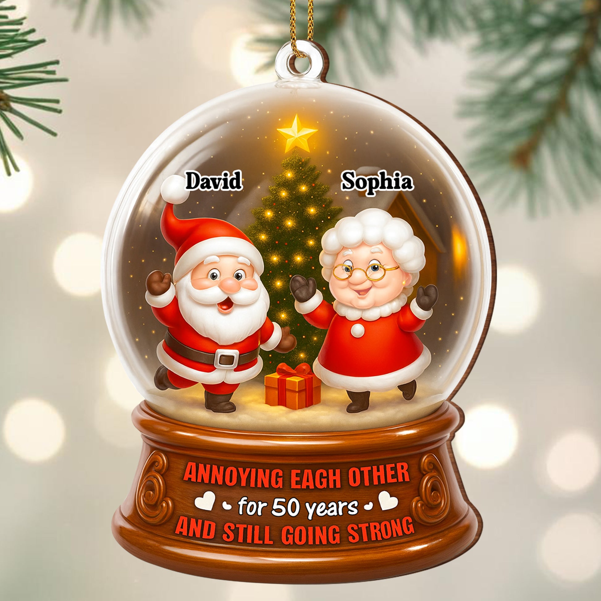 Annoying Each Other And Still Going Strong Santa And Tree