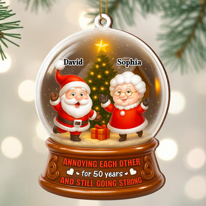 Annoying Each Other And Still Going Strong Santa And Tree