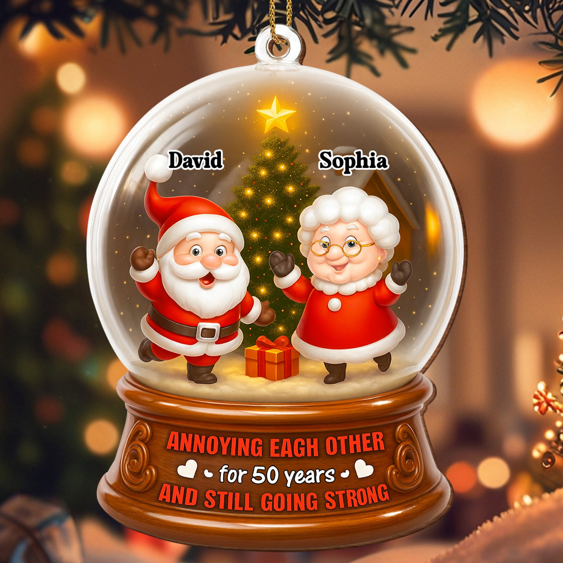 Annoying Each Other And Still Going Strong Santa And Tree