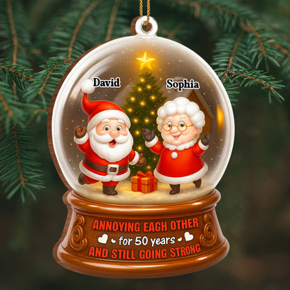 Annoying Each Other And Still Going Strong Santa And Tree