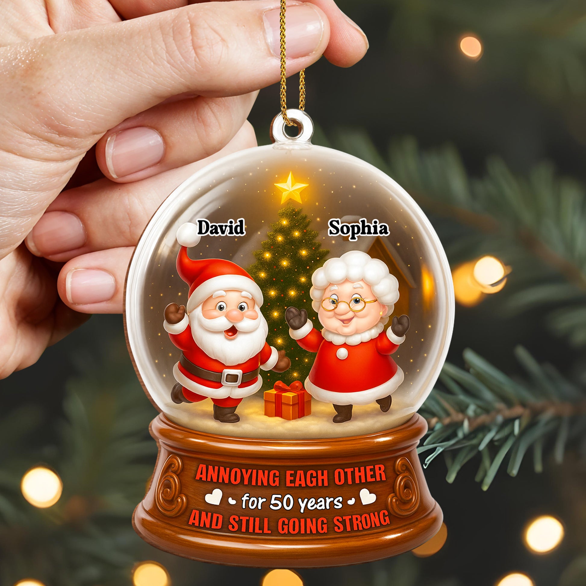 Annoying Each Other And Still Going Strong Santa And Tree