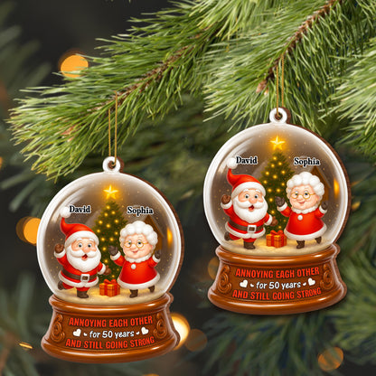 Annoying Each Other And Still Going Strong Santa And Tree