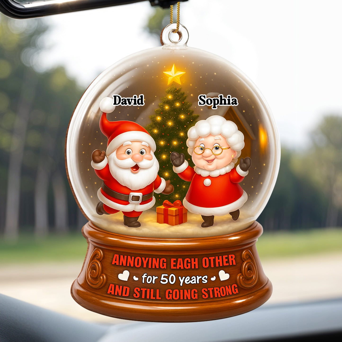 Annoying Each Other And Still Going Strong Santa And Tree