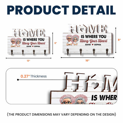 Home Is Where You Hang Your Heart, Heart And Couple Design