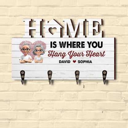 Home Is Where You Hang Your Heart, Heart And Couple Design