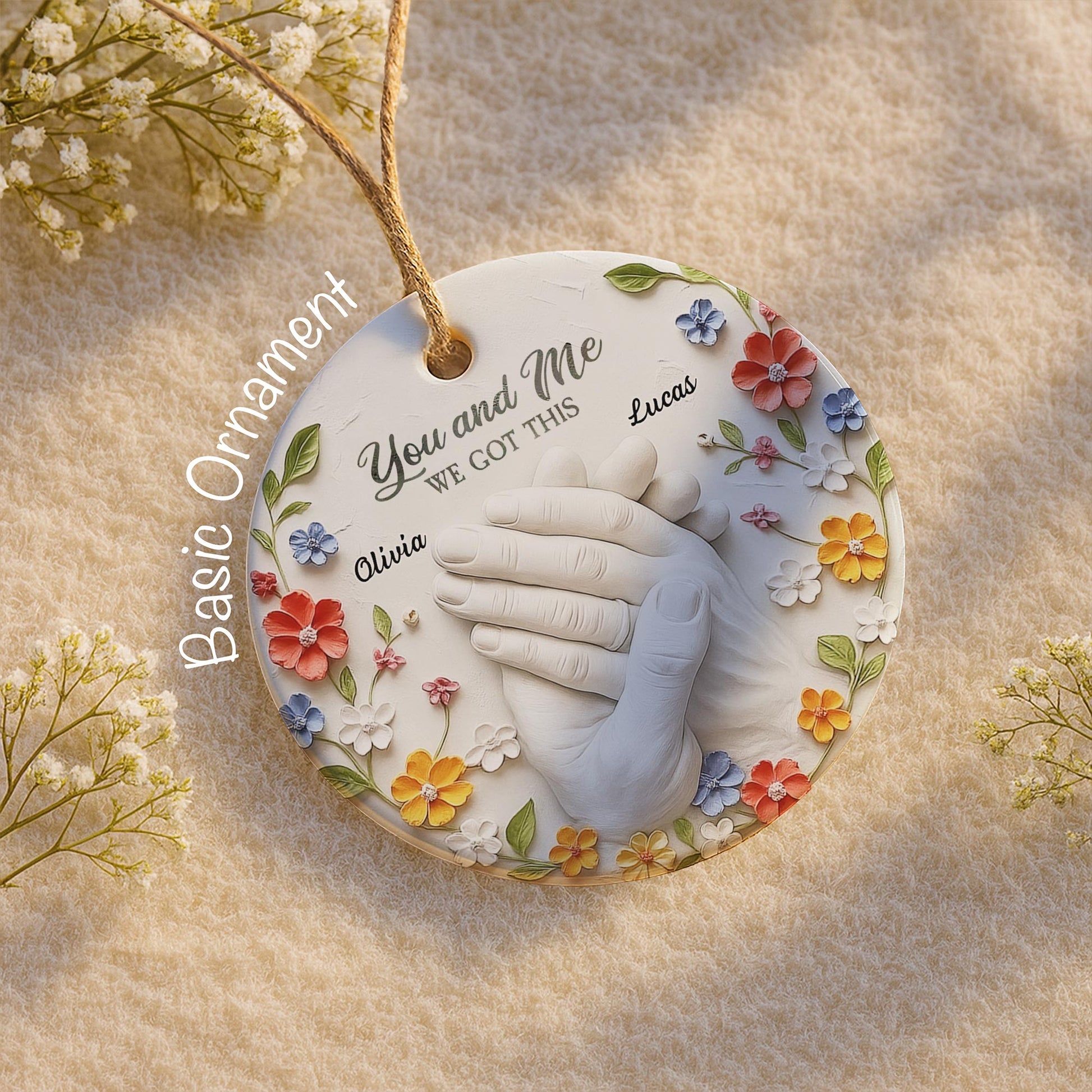 You And Me We Got This With Clasped Hands And Flowers