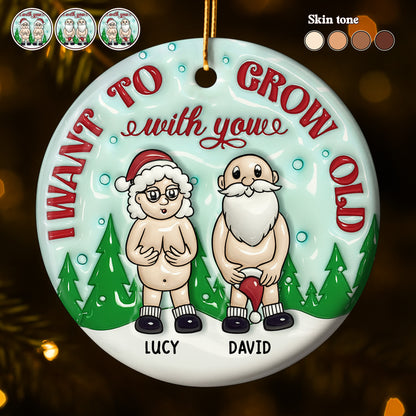I Want To Grow Old With You, Santa Hats And Christmas Trees
