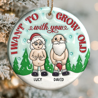 I Want To Grow Old With You, Santa Hats And Christmas Trees
