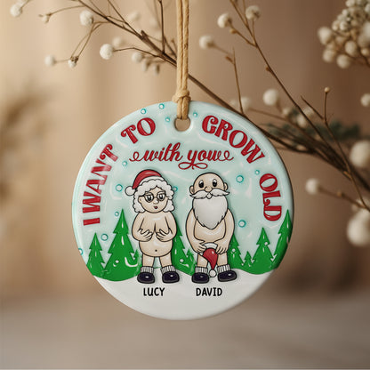 I Want To Grow Old With You, Santa Hats And Christmas Trees