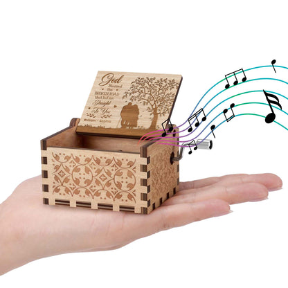 God Blessed The Broken Road, Tree And Couple Silhouette