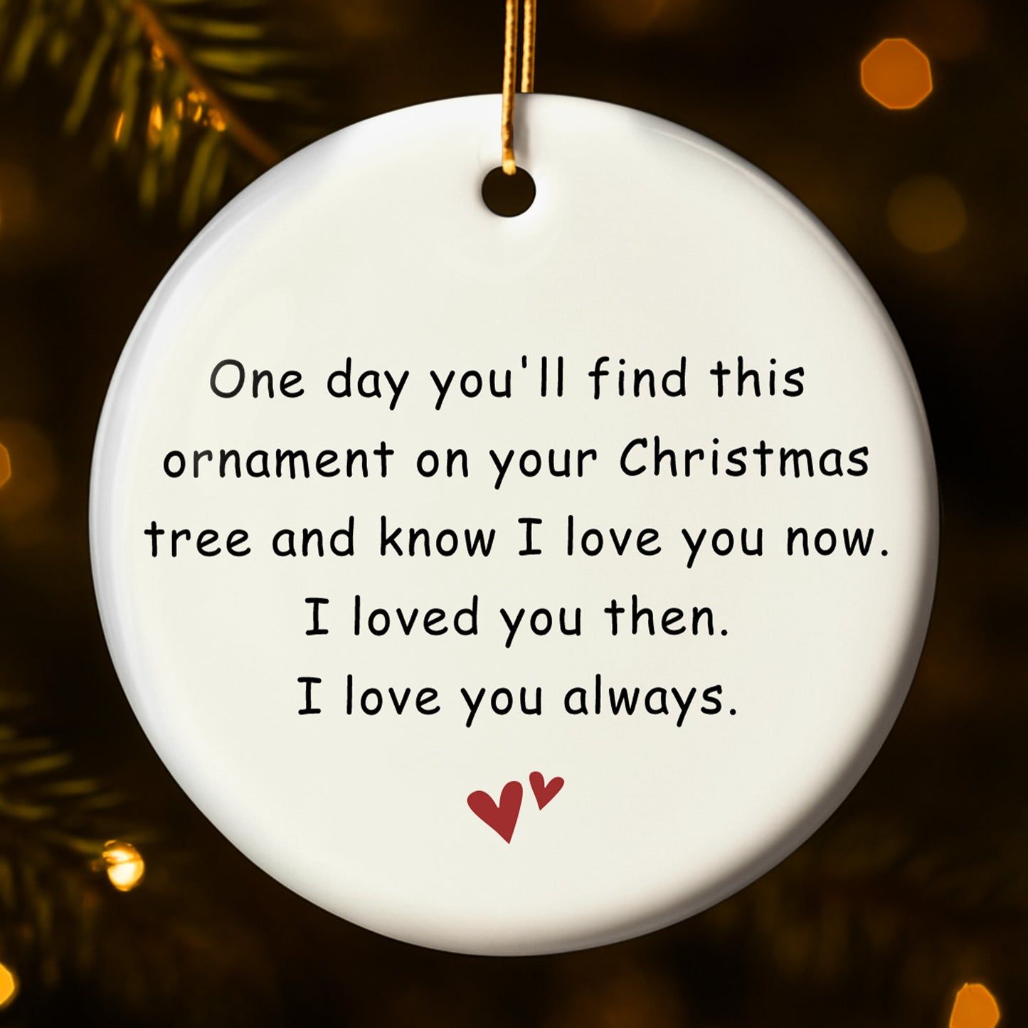 One Day You'll Find This Ornament, Heart