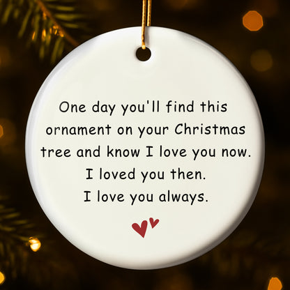 One Day You'll Find This Ornament, Heart