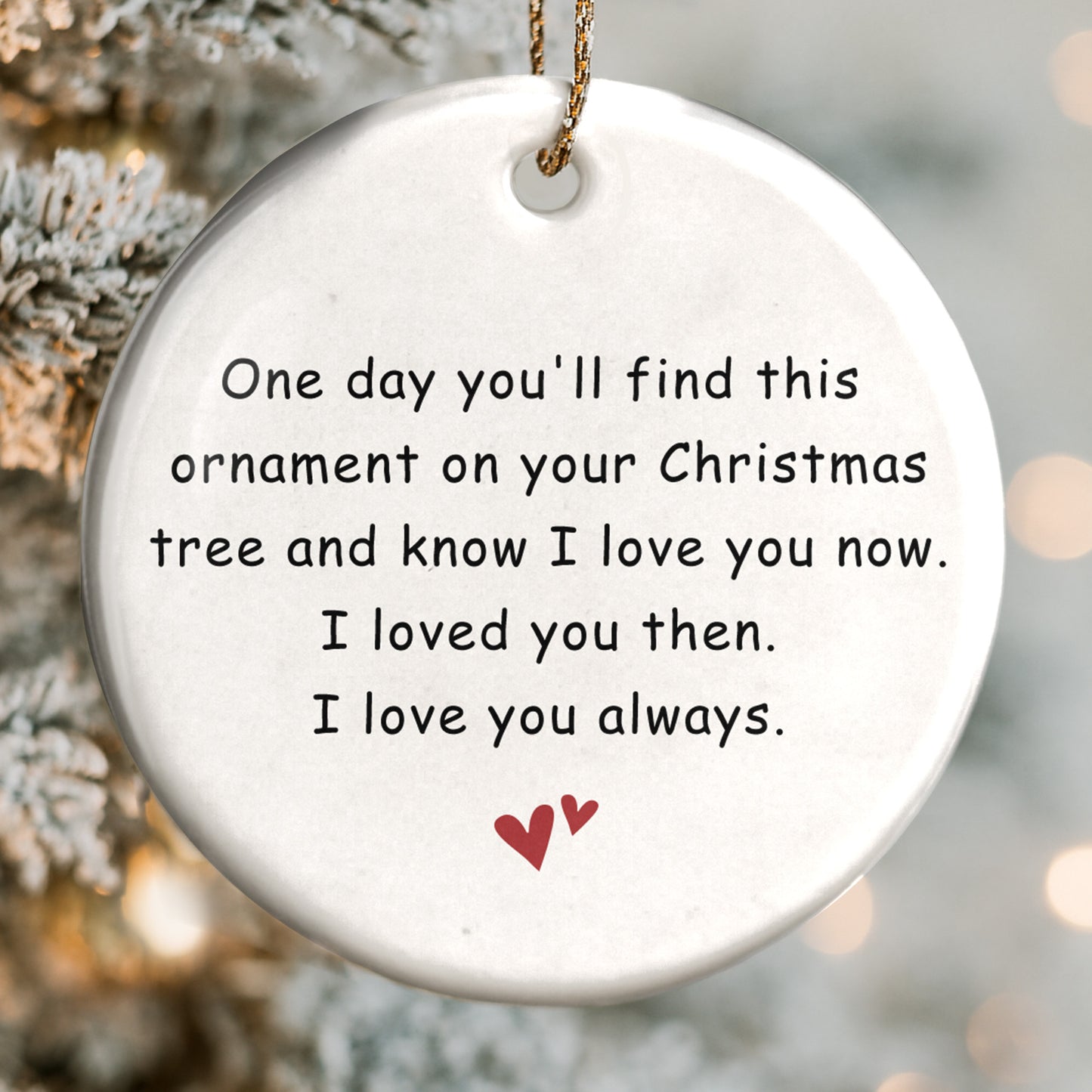 One Day You'll Find This Ornament, Heart
