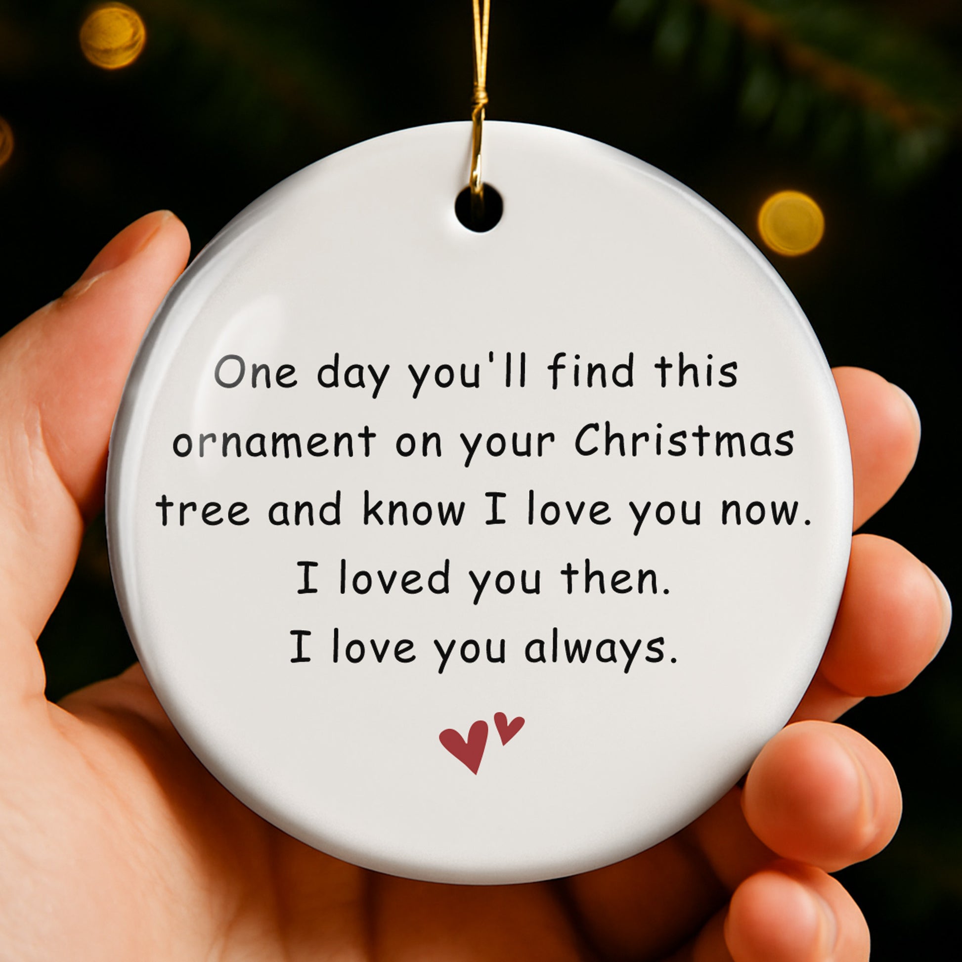 One Day You'll Find This Ornament, Heart