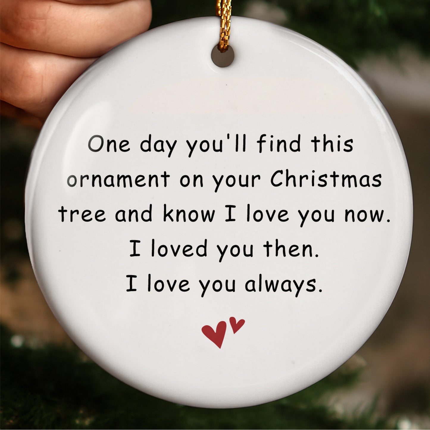 One Day You'll Find This Ornament, Heart