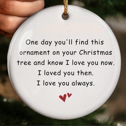 One Day You'll Find This Ornament, Heart