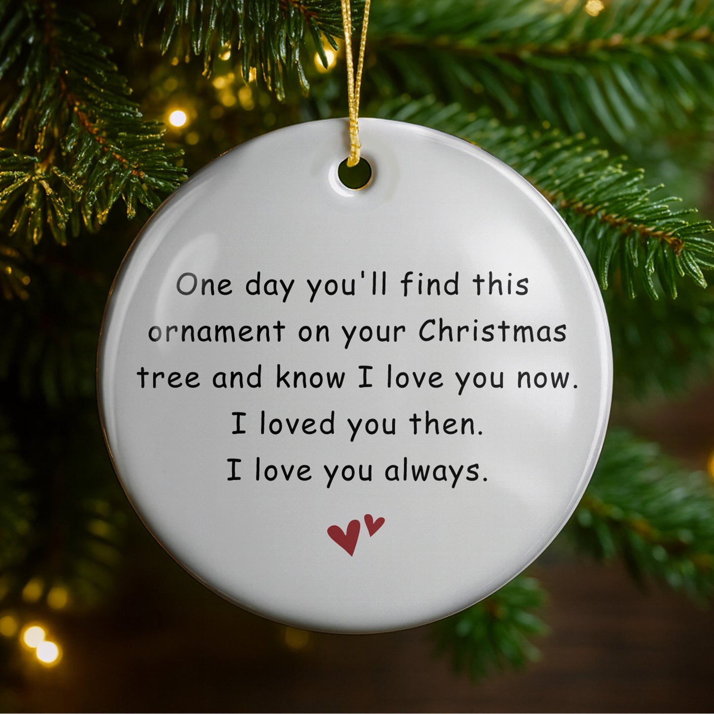 One Day You'll Find This Ornament, Heart
