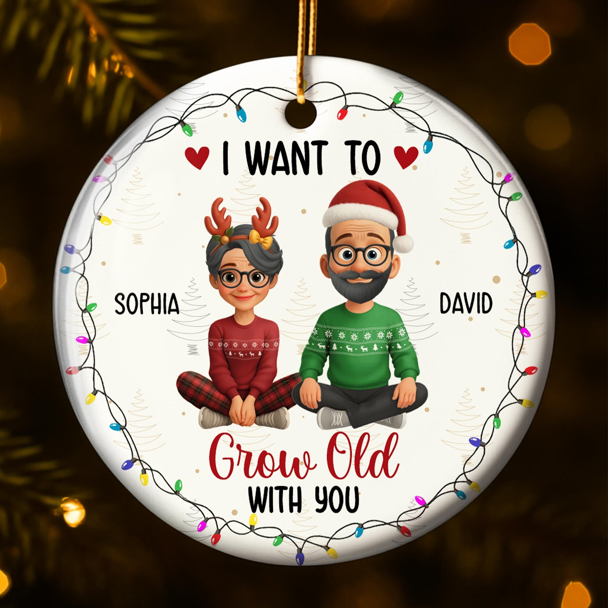 I Want To Grow Old With You, Christmas Lights Design