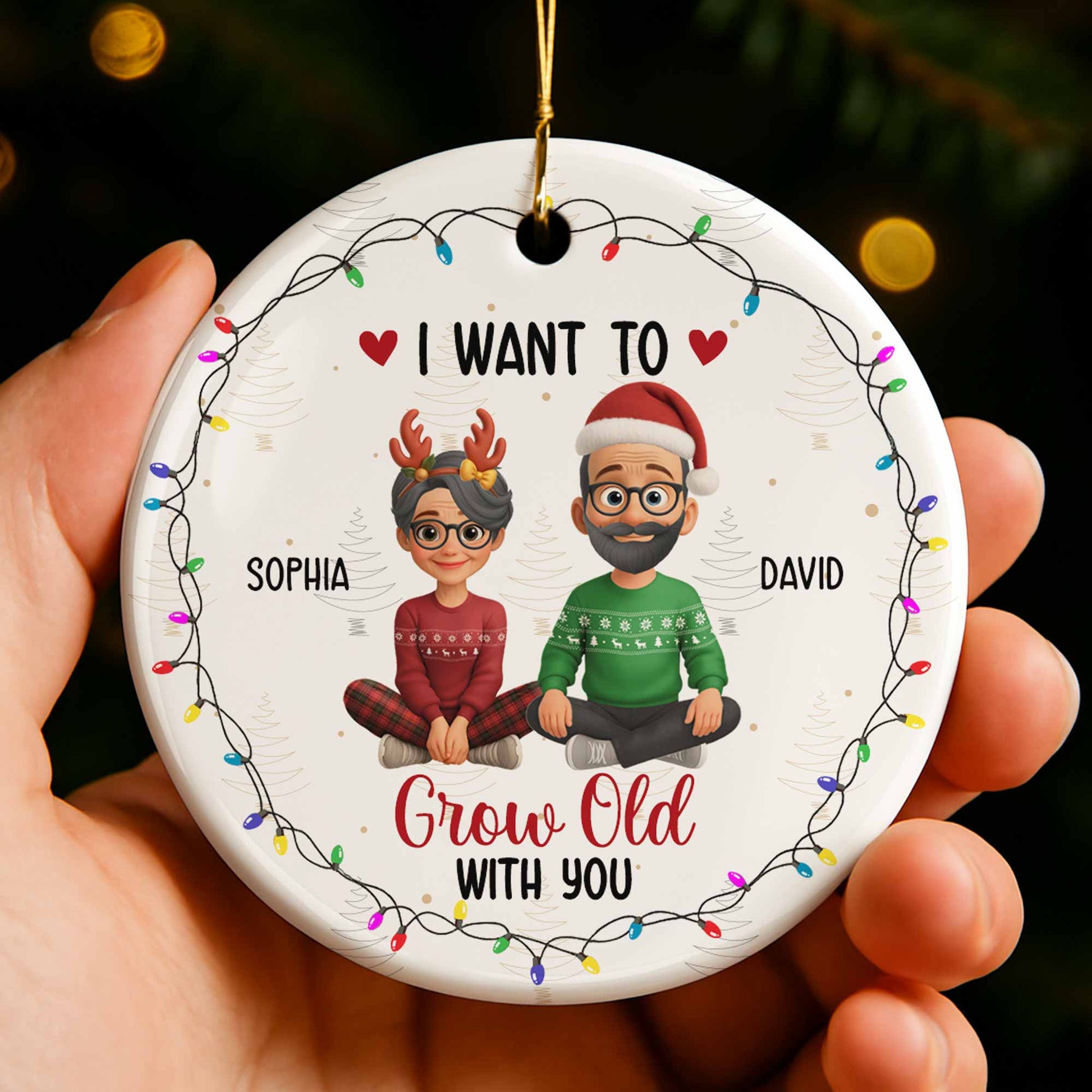 I Want To Grow Old With You, Christmas Lights Design