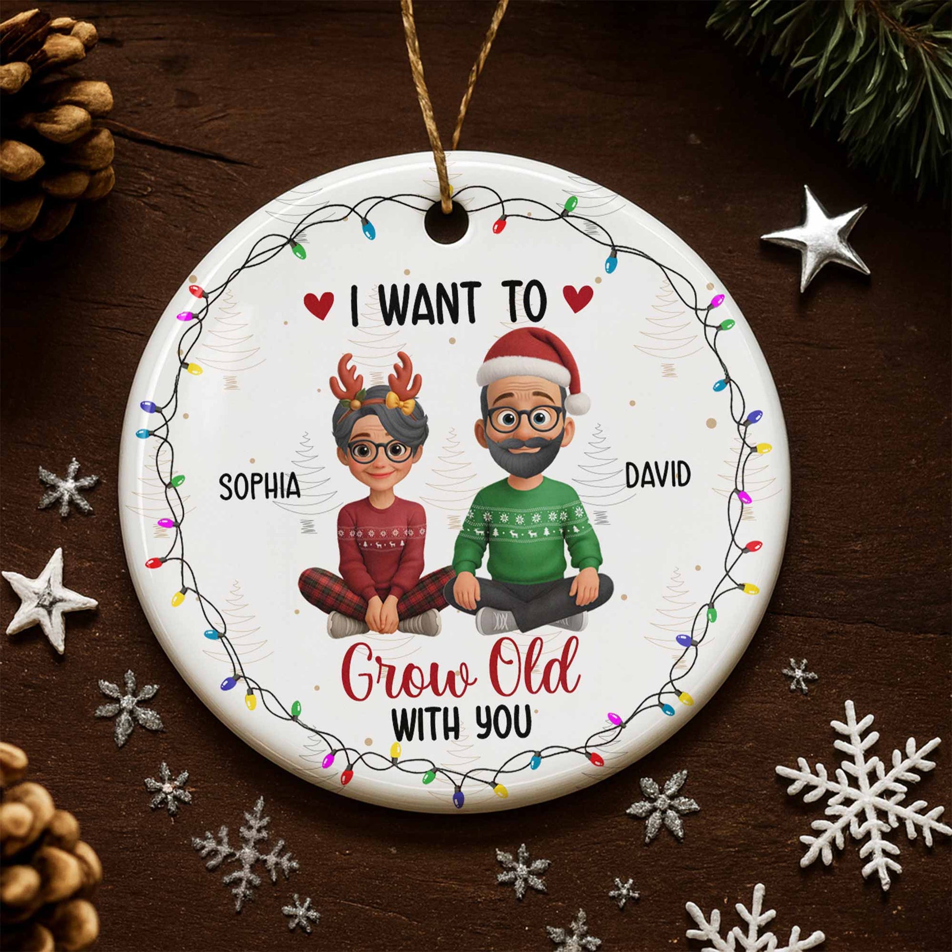 I Want To Grow Old With You, Christmas Lights Design