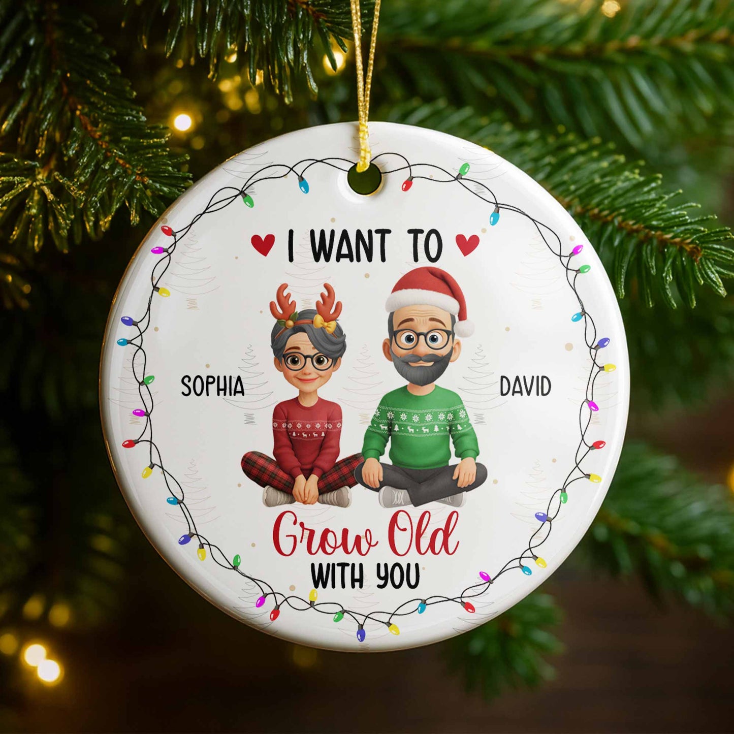 I Want To Grow Old With You, Christmas Lights Design