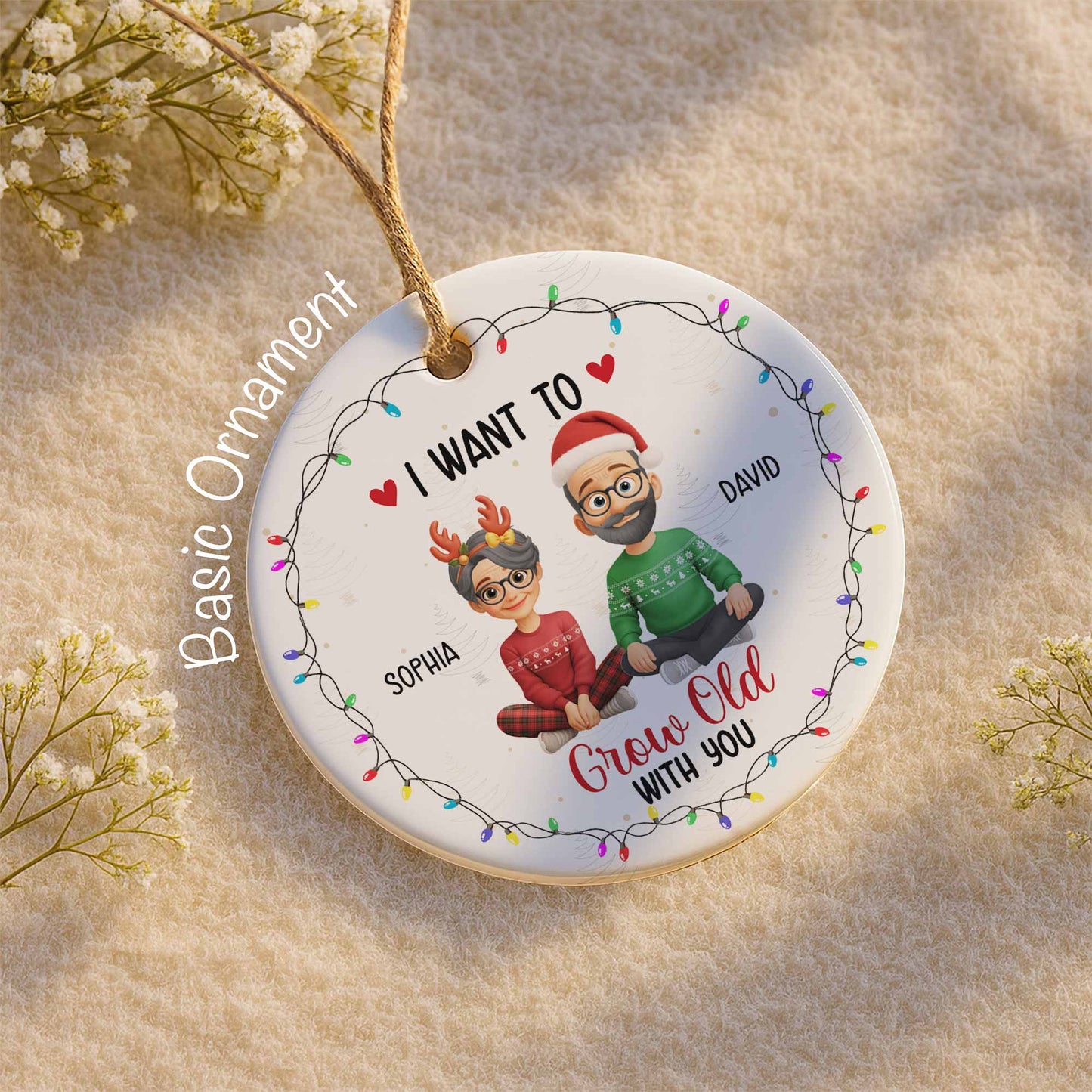 I Want To Grow Old With You, Christmas Lights Design