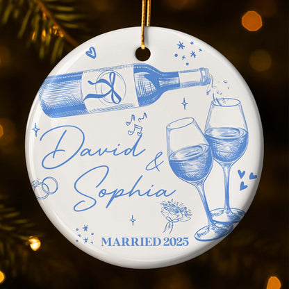 Celebrating Love And Commitment Toast With Champagne And Glasses