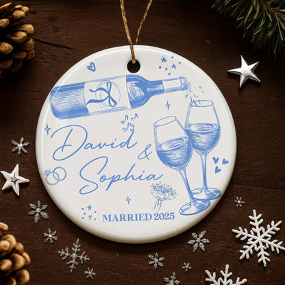 Celebrating Love And Commitment Toast With Champagne And Glasses