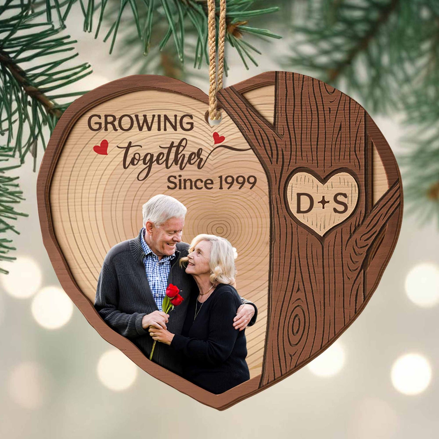 Growing Together Since Heart And Tree Design