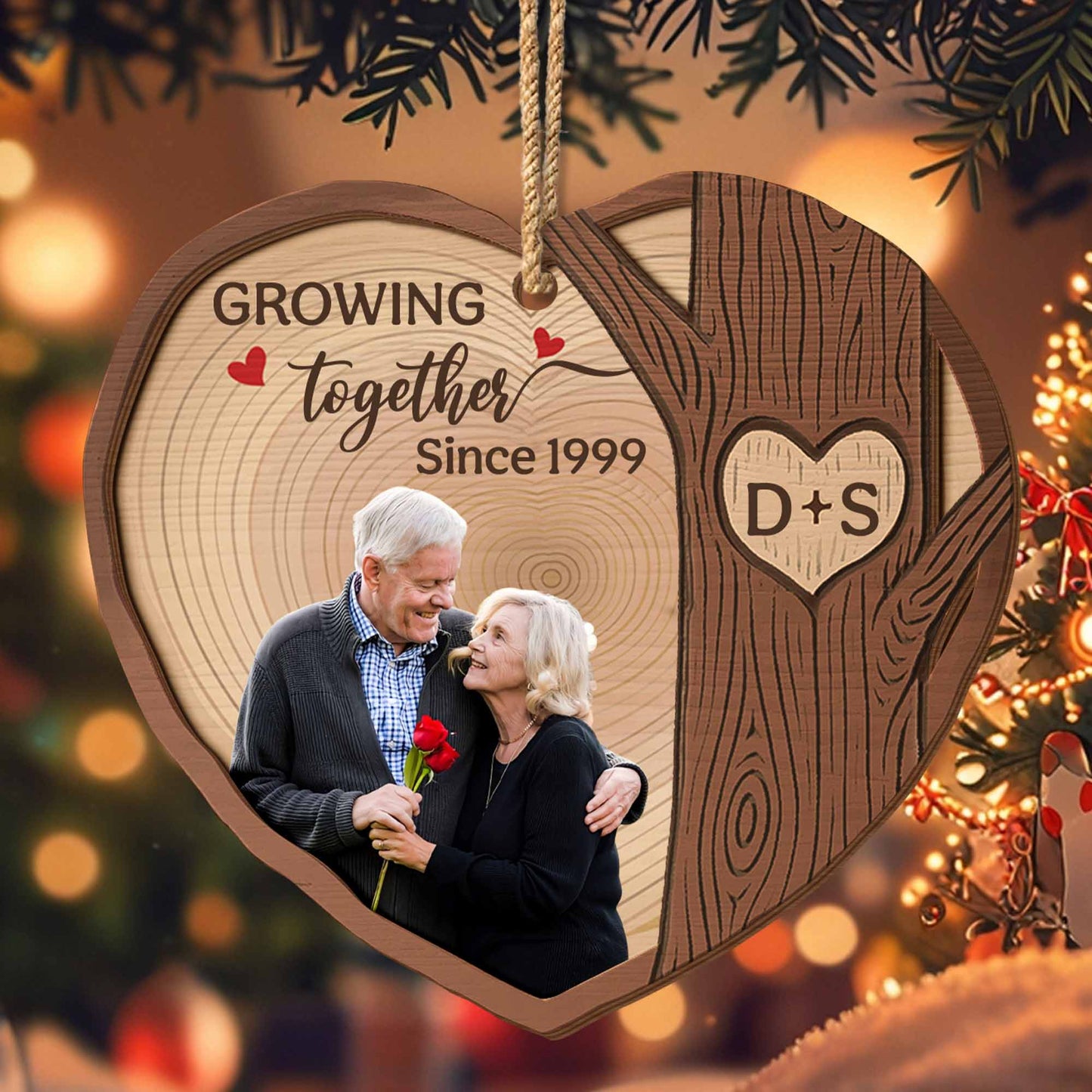 Growing Together Since Heart And Tree Design