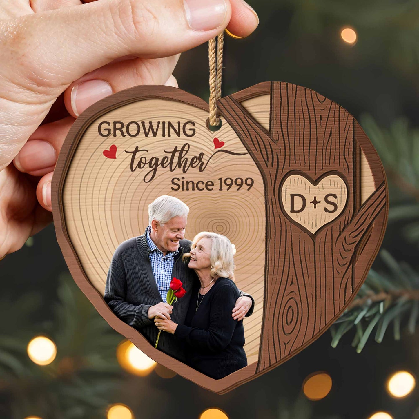 Growing Together Since Heart And Tree Design