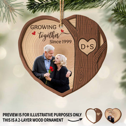 Growing Together Since Heart And Tree Design