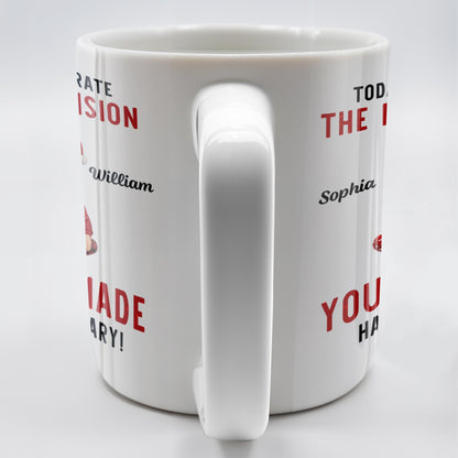 Celebrate The Best Decision, Happy Anniversary With Santa Hats