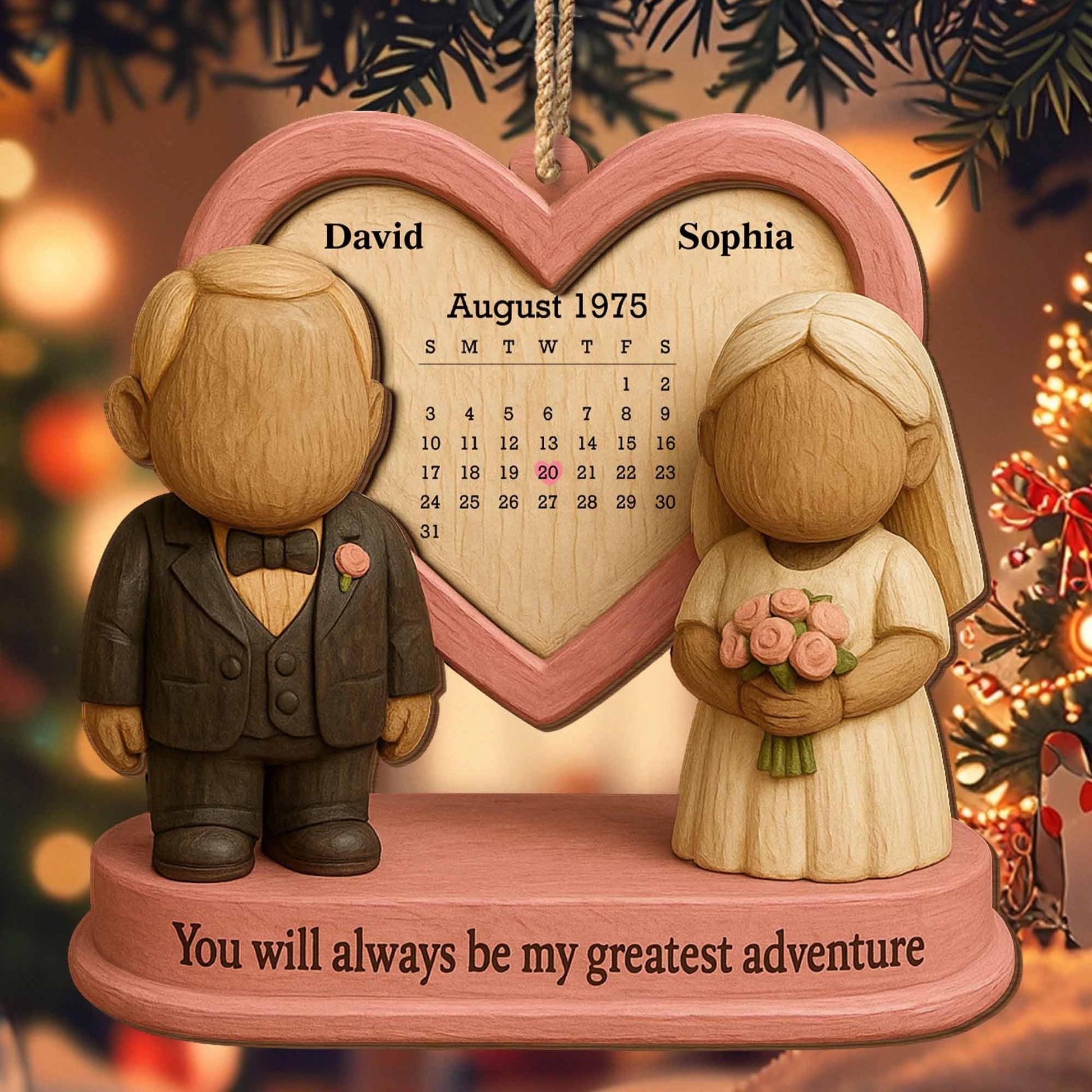 You Will Always Be My Greatest Adventure Heart and Figures