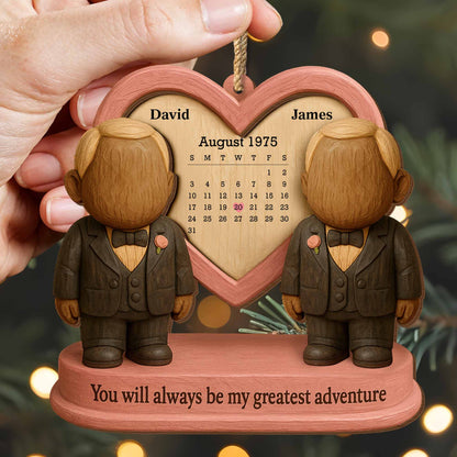 You Will Always Be My Greatest Adventure Heart and Figures