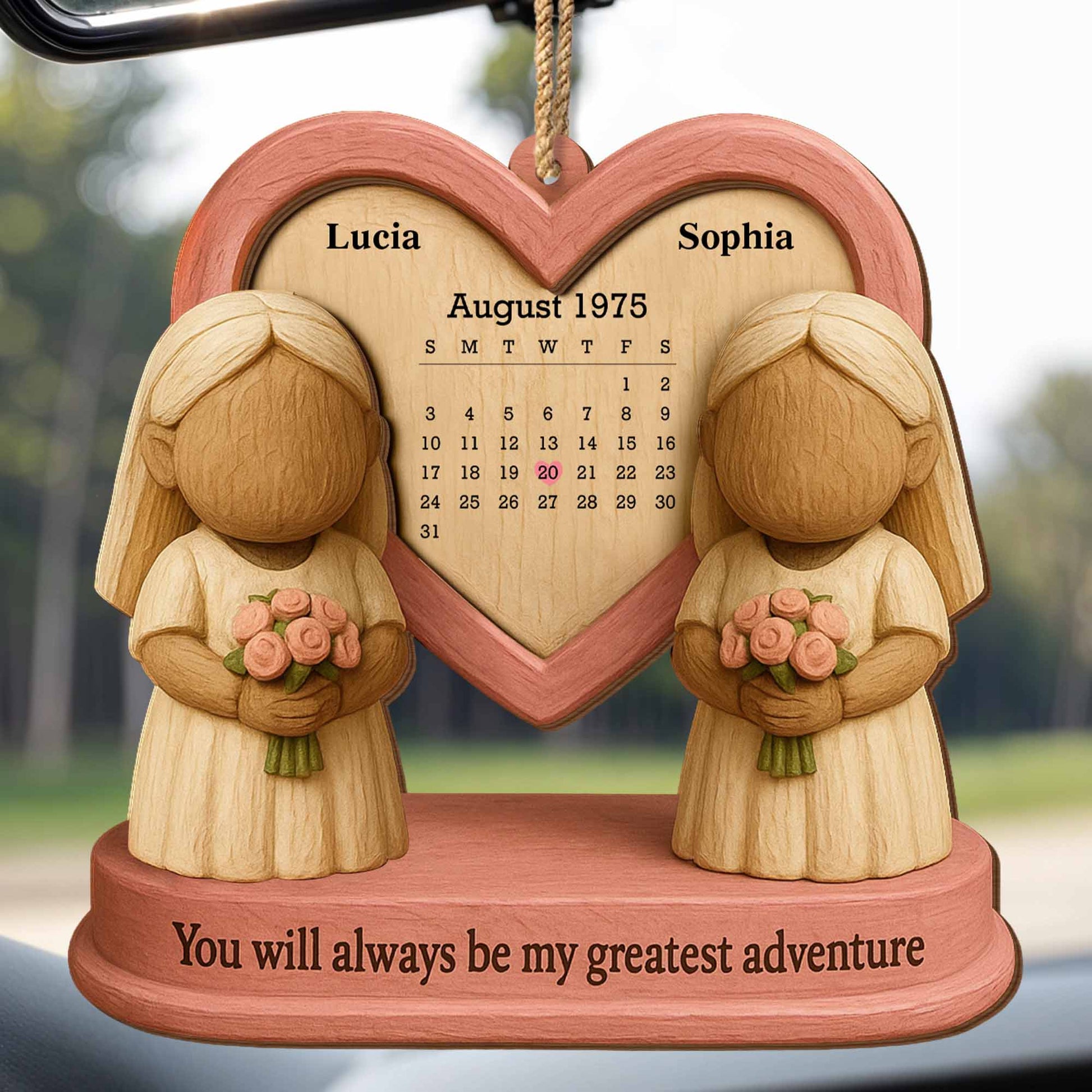 You Will Always Be My Greatest Adventure Heart and Figures