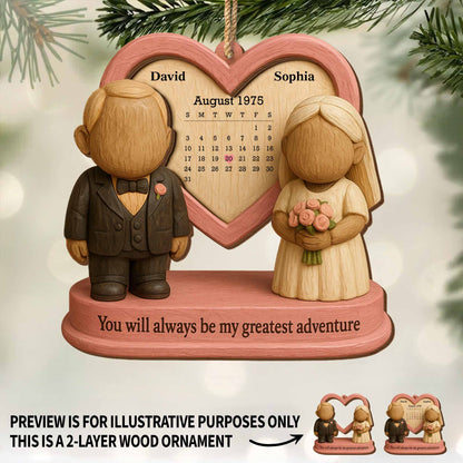 You Will Always Be My Greatest Adventure Heart and Figures