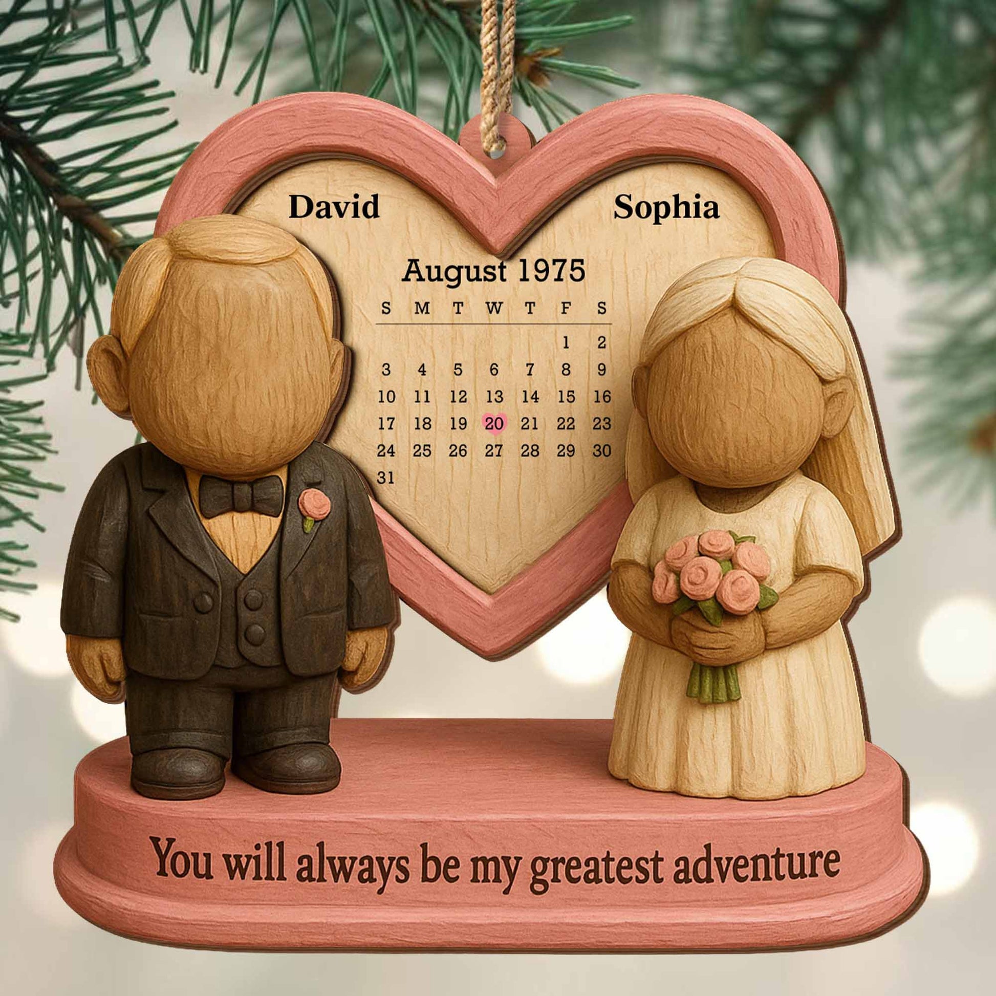 You Will Always Be My Greatest Adventure Heart and Figures