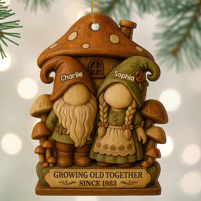 Growing Old Together With Gnome Couple