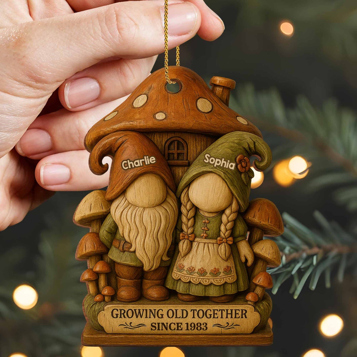 Growing Old Together With Gnome Couple