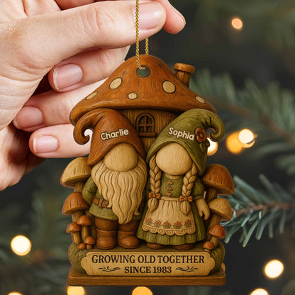 Growing Old Together With Gnome Couple