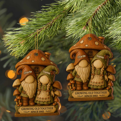 Growing Old Together With Gnome Couple