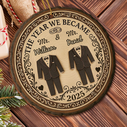 The Year We Became Mr and Mrs, Wedding Suit and Dress