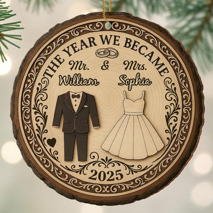 The Year We Became Mr and Mrs, Wedding Suit and Dress