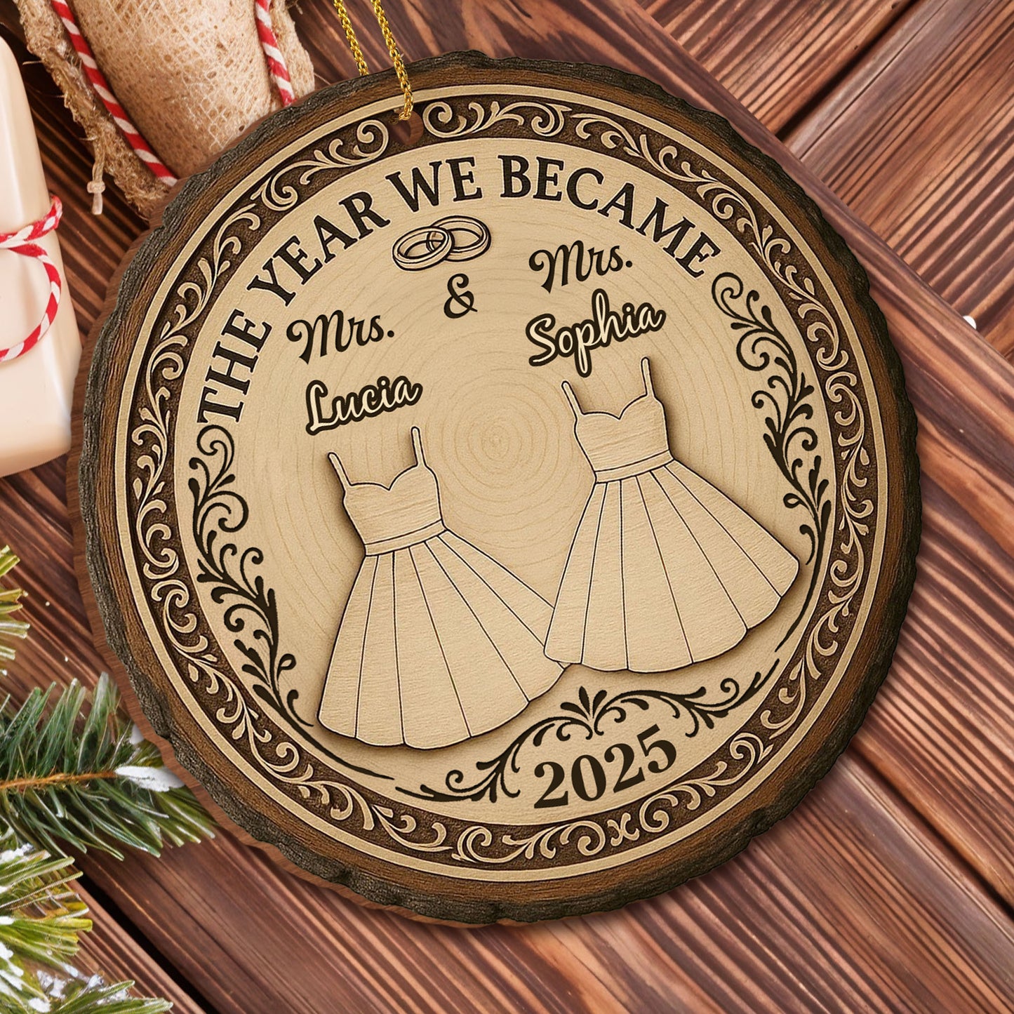 The Year We Became Mr and Mrs, Wedding Suit and Dress