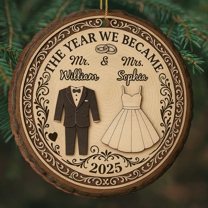 The Year We Became Mr and Mrs, Wedding Suit and Dress