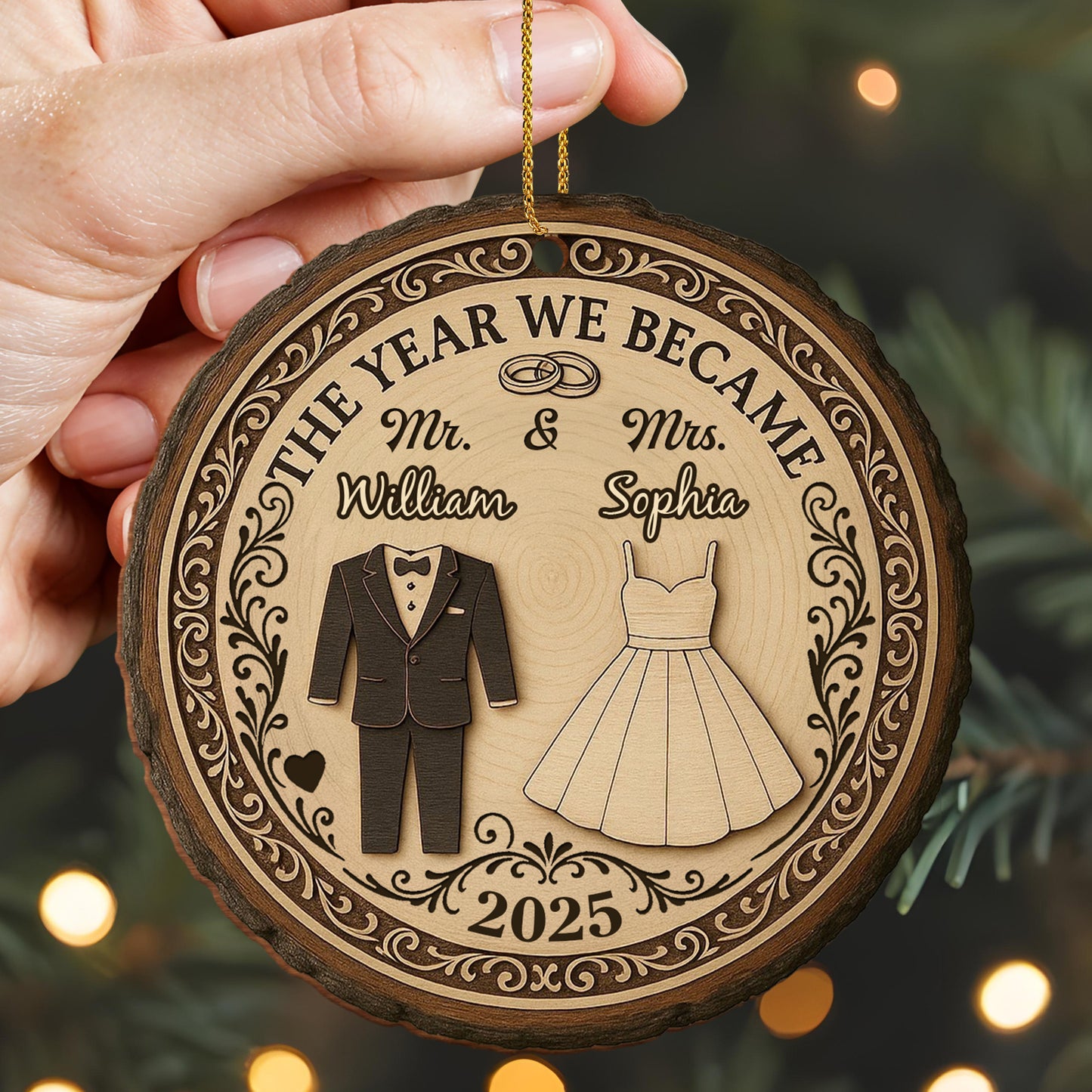 The Year We Became Mr and Mrs, Wedding Suit and Dress