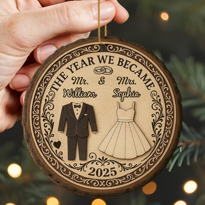 The Year We Became Mr and Mrs, Wedding Suit and Dress